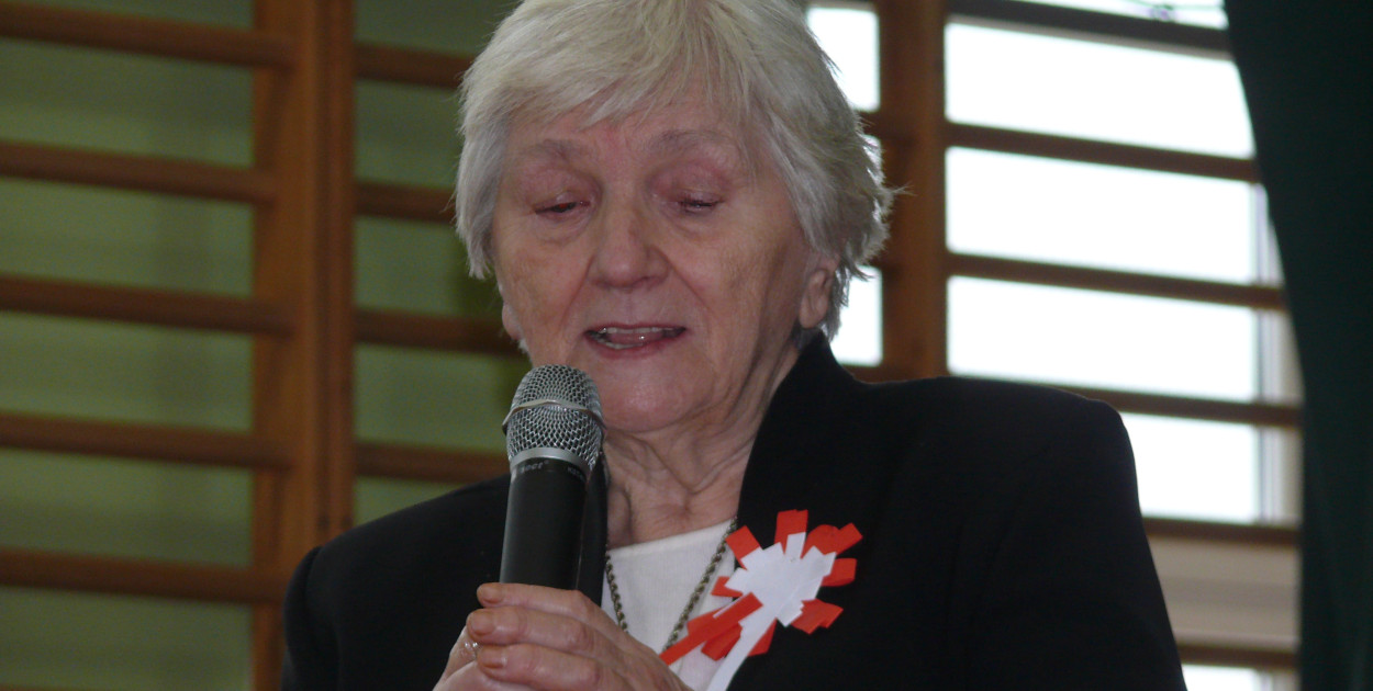 Irena Kaszuba z domu Gibas, córka zamordowanego przez Niemców nauczyciela Stanisława Gibasa. fot. tb/NŁ