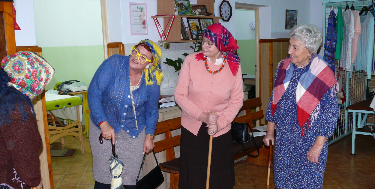 Spontaniczny występ Amazonek dla Amazonek. Fot. Mirosława Wolska-Kobierecka