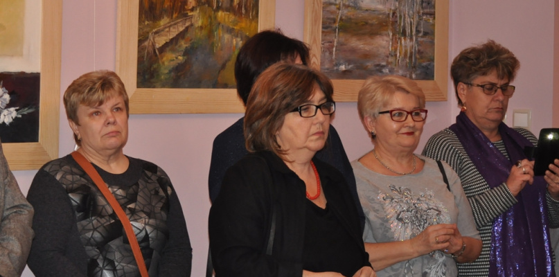 Wernisaż i gminny opłatek w Nieborowie