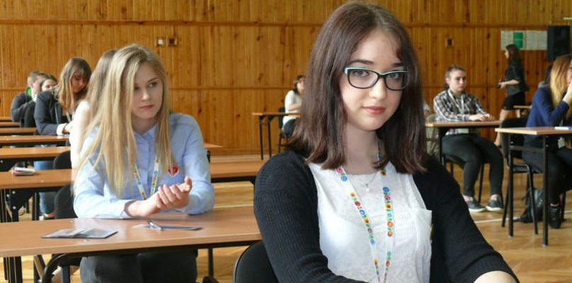 Uczestnicy Olimpiady Wiedzy o Mleku i Mleczarstwie, która w środę 5 kwietnia rozpoczęła się w ZSP nr 2 na Blichu. fot. tb