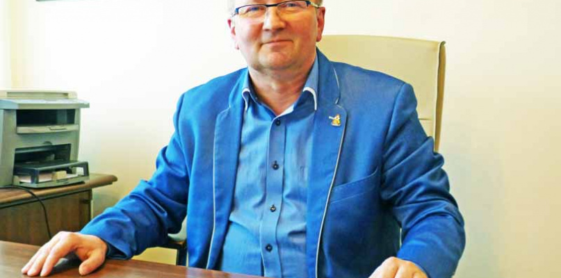 Wiceprezes Wojciech Jezierski pracę w OSM Łowicz zaczynał jako pomocnik mleczarski, a doszedł do funkcji wiceprezesa, na którą teraz powrócił po kilkuletniej przerwie. Fot. Tomasz Matusiak