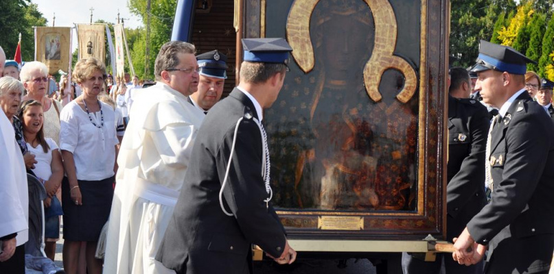 Obraz Matki Bożej Częstochowskiej w Kompinie