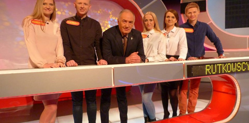Rutkowscy w "Familiadzie". fot. TVP
