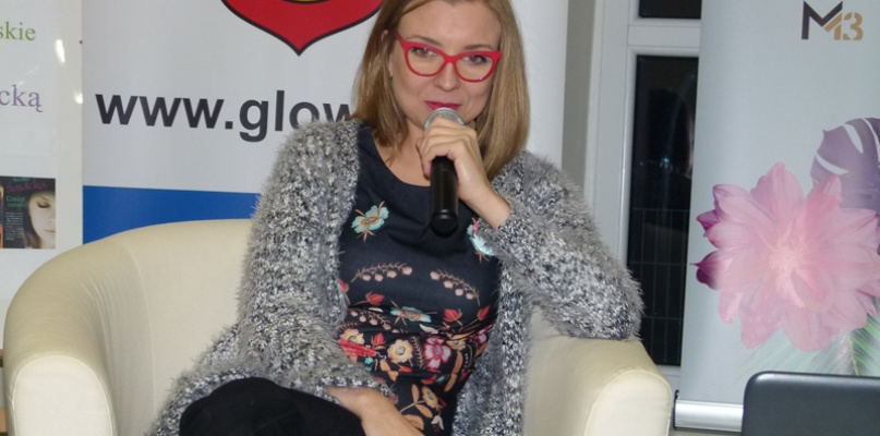 Ola Radomska, autorka bloga "Mam wątpliwość"  w Głownie. Fot. EWR