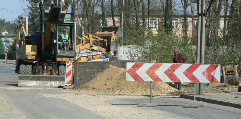 Budowa kanalizacji deszczowej.  Fot. EWR