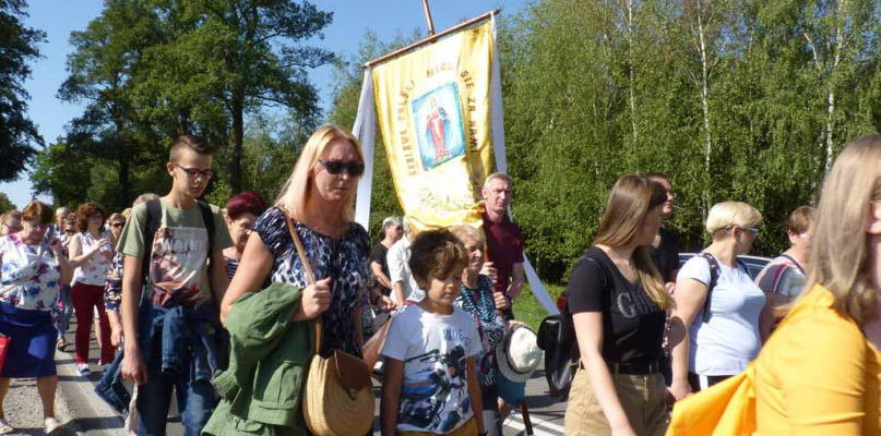 Pielgrzymka do Suserza, 15 sierpnia 2019 r. fot. Dorota Grąbczewska