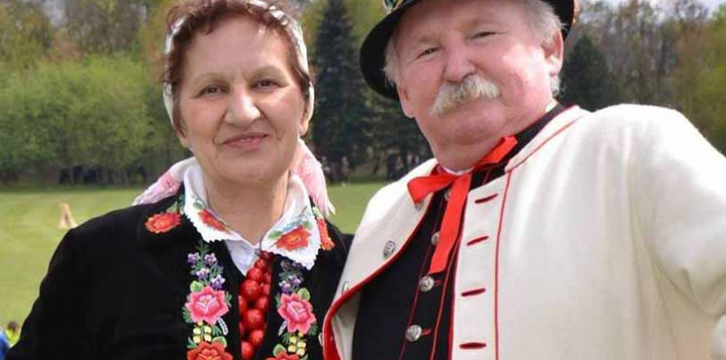Zofia i Włodzimierz Gala najlepiej czują się w strojach ludowych. fot. zbiory prywatne