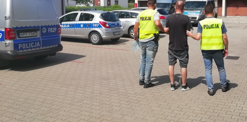 41-letni mieszkaniec Żychlina Sławomir L. został aresztowany na 3 miesiące pod zarzutem nieumyślnego spowodowania śmierci 65-latka fot. KPP