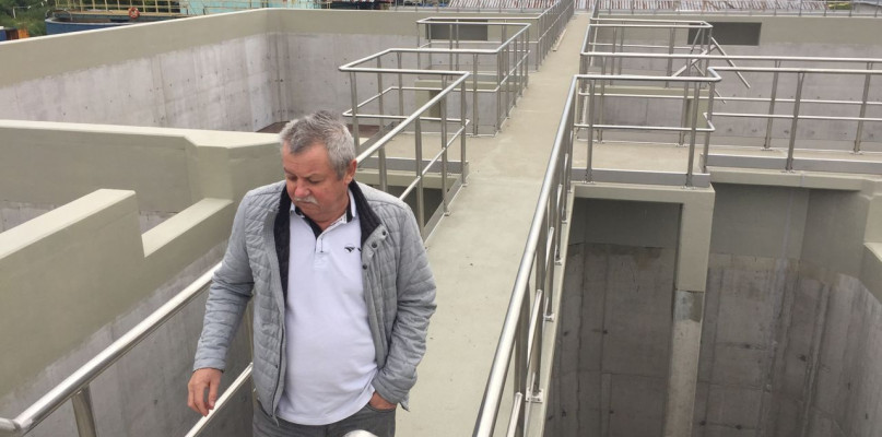 Łowicz. Oczyszczalnia ścieków - wybudowany obiekt przez firmę Fambud ze Skierniewic. fot. ww
