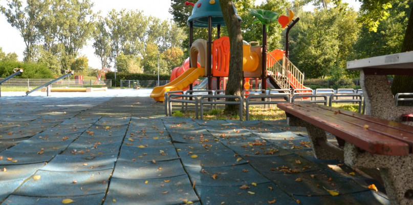 Plac zabaw w parku Błonie. fot MWK