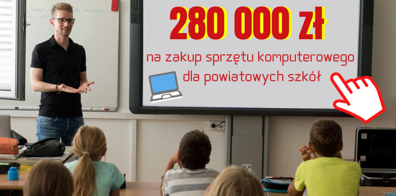 fot. Program "Aktywna Tablica"/ Powiat Zgierski