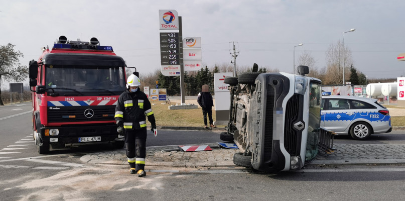 Jeden z ostatnich wypadków na skrzyżowaniu w Kompinie, 10 marca tego roku