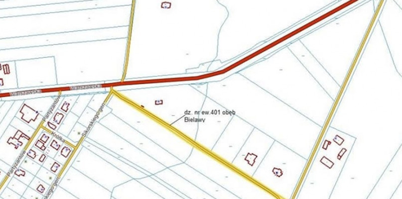 mapa / UG Bielawy 