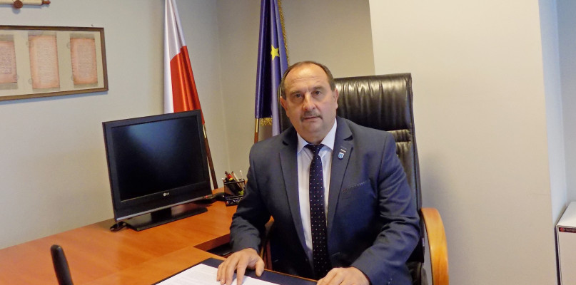 Wójt Adam Ruta. fot. Urząd Gminy Łyszkowice