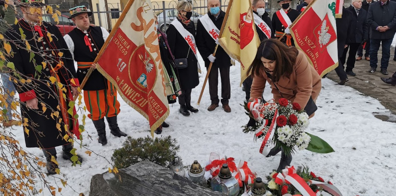 40. rocznica wprowadzenia stanu wojennego. Uroczystość w Łowiczu. fot. Tomasz Matusiak