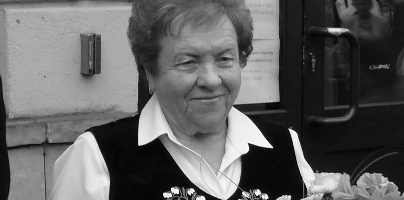 Danuta Wojda w czasie uroczyści wręczenia jej Gwiozdy Łowickiej.  fot. tb/NL