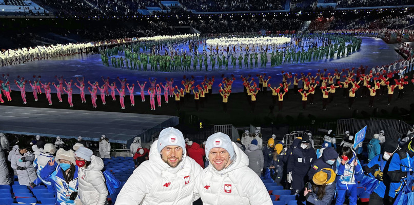 Zbigniew Bródka i Artur Janicki w Pekinie 2022. fot. Zbigniew Bródka
