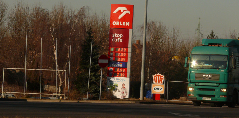 fot. teb/NL Stacja paliw Orlen przy ul. Poznańskiej -0 ceny z 7 marca 