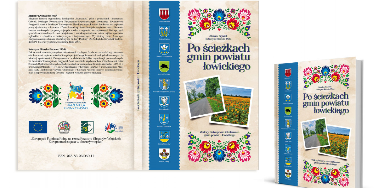 Okładka książki Po ścieżkach gmin powiatu łowickiego. 