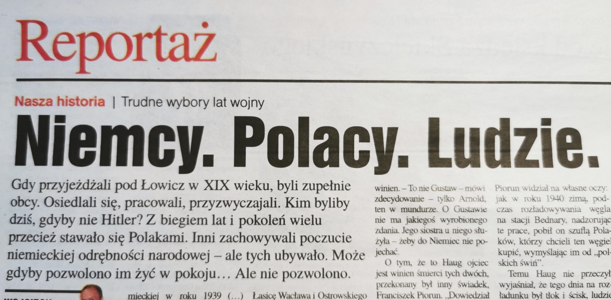 Łowiccy volksdeutsche pierwszy raz opisani.