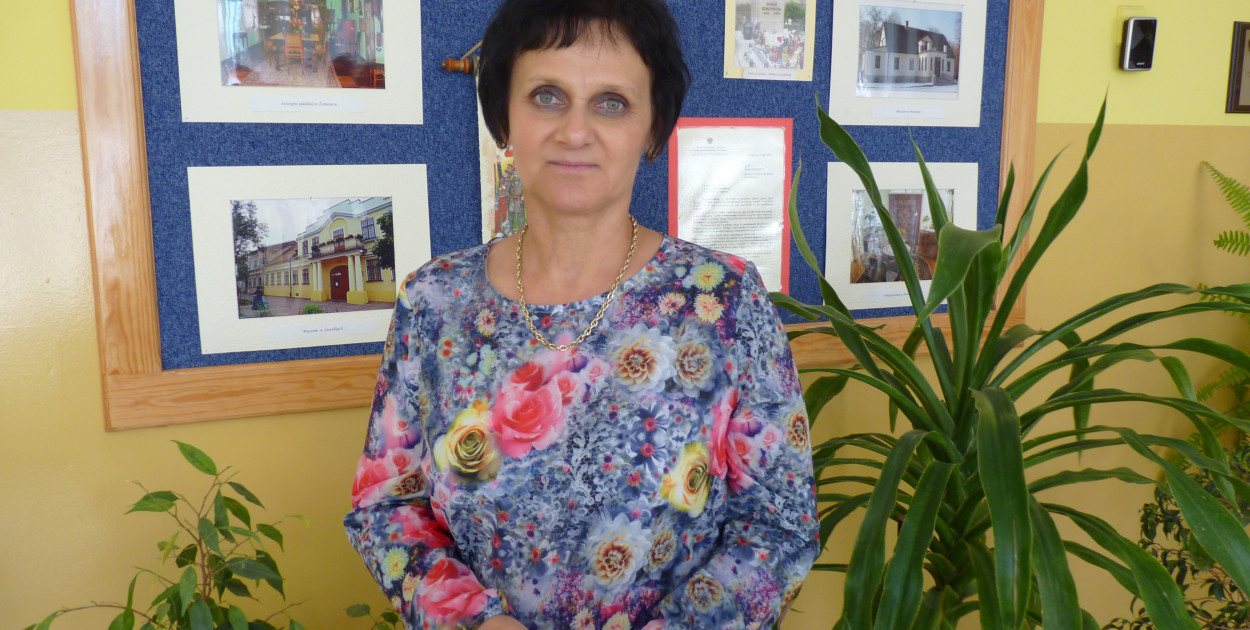 Jolanta Zagawa - dyrektor SP Zielkowice. fot. AA/NŁ