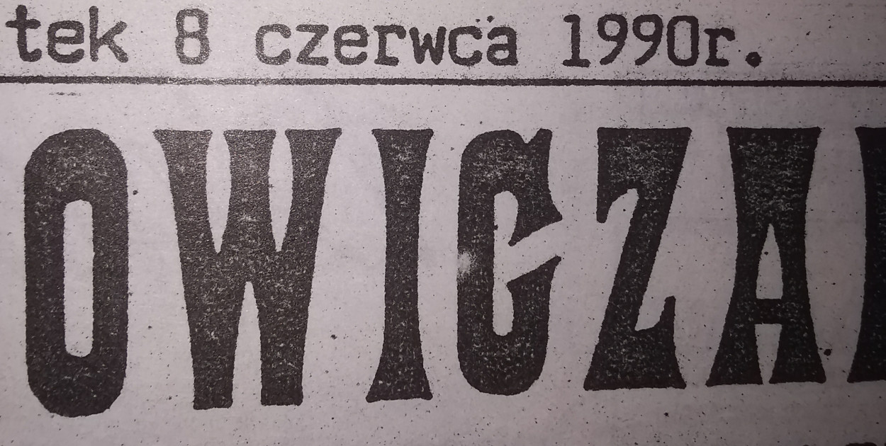 NŁ pisał przed laty. Czerwiec 1990 - o łowickim banku