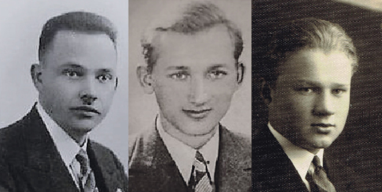 Czesław Gos (fot. z archiwum UM w Łowiczu), Stanisław Gibas (fot. ze zbiorów rodzinnych), Kazimierz Foks (fot. ze zbiorów rodzinnych)
