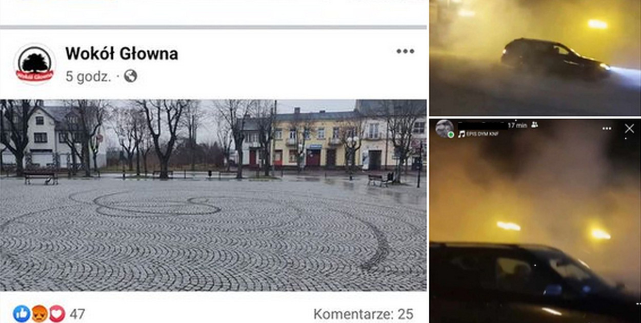 GŁOWNO. Kiedy Plac Wolności będzie wolny od drifterów?