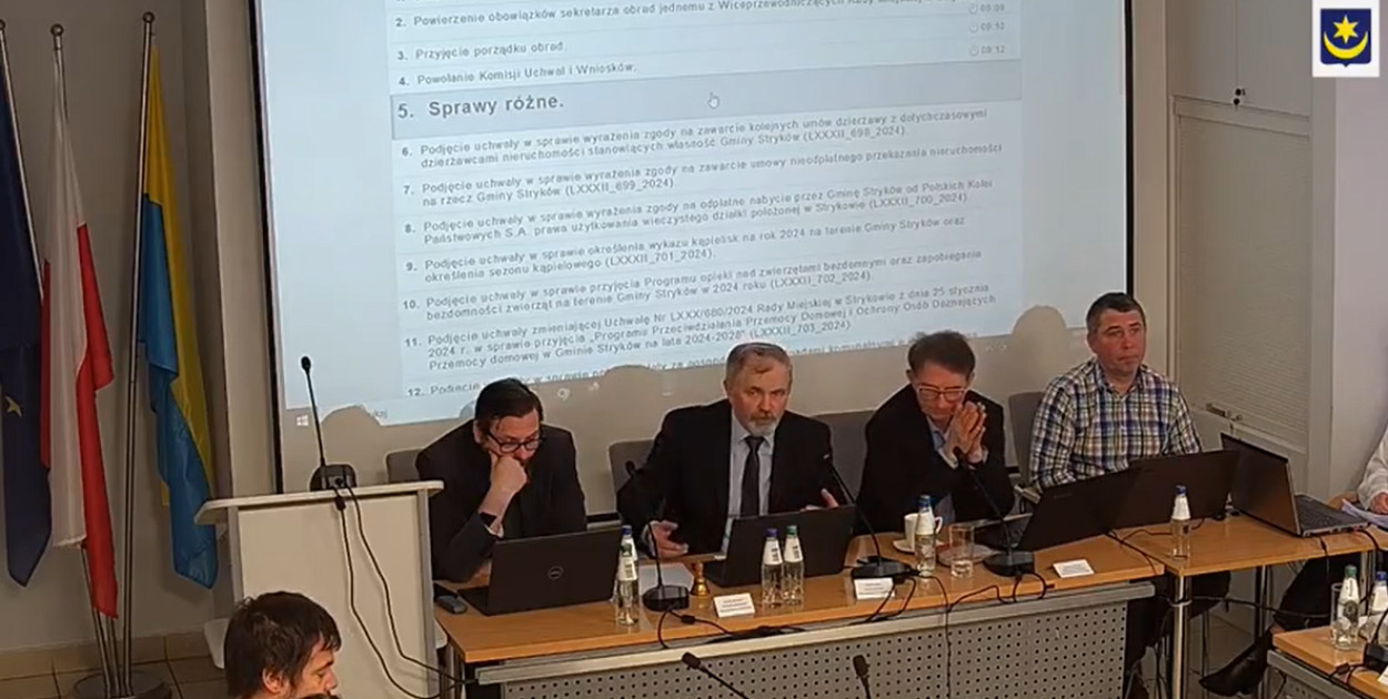 Fot. Screen z BIP Gminy Stryków