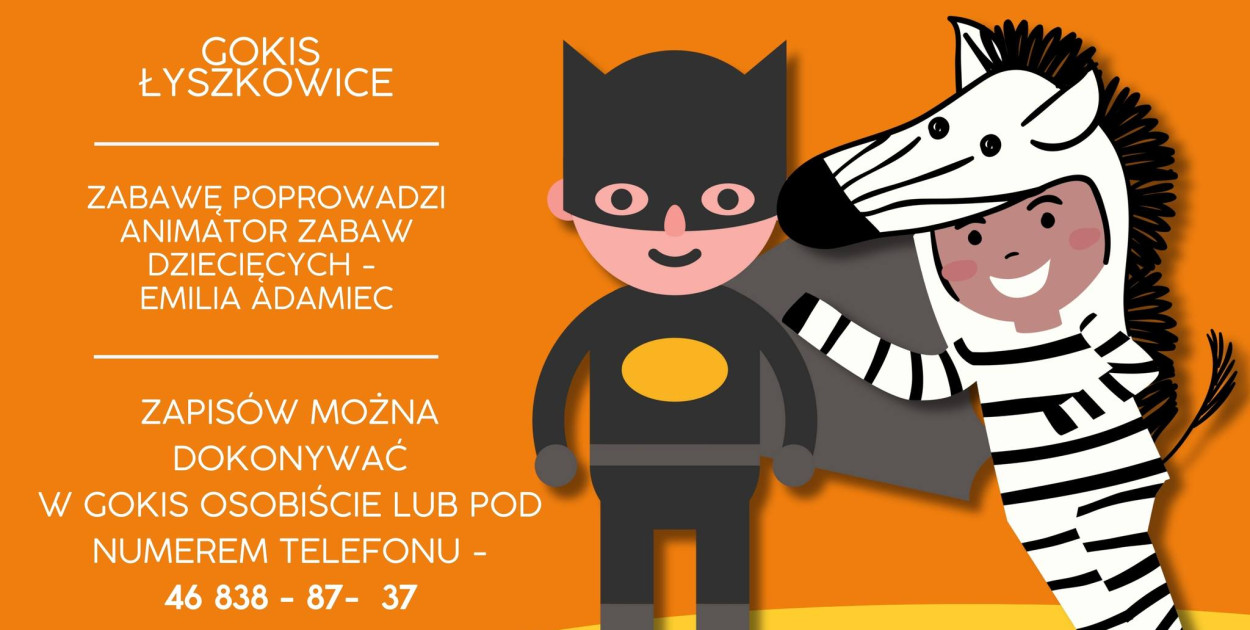 plakat GOKiS Łyszkowice 