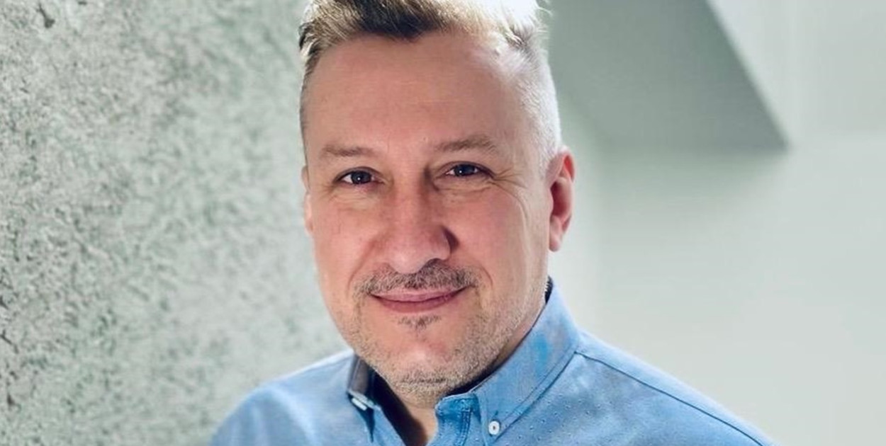 Burmistrz Kiernozi Arkadiusz Stępień. 