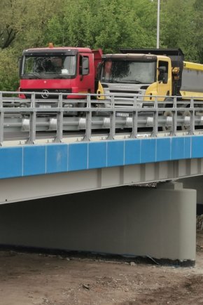Próby obciążeniowe mostu-8992