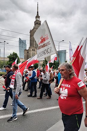 Łowicz obecny na manifestacji rolników w Warszawie-9228