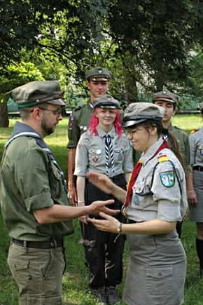 Zakończenie roku harcerskiego w Hufcu ZHP Łowicz-11963