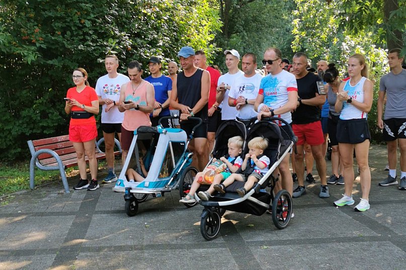 152. łowicki Parkrun w parku Błonie