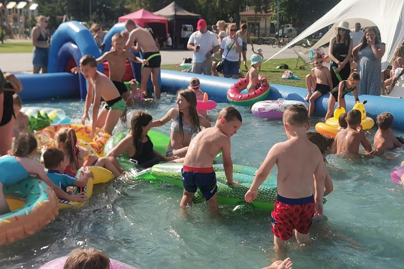 Wodne szaleństwo w Domaniewicach