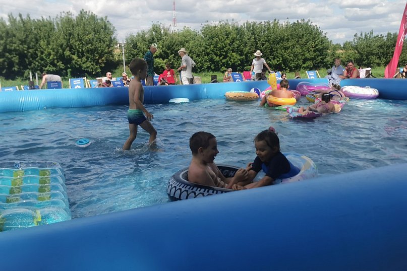 Strefa Summer na łowickiej plaży
