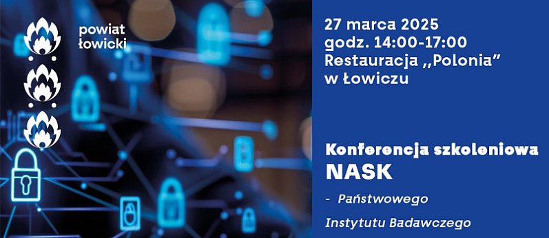 Łowicz. Konferencja szkoleniowa NASK – Państwowego Instytutu Badawczego