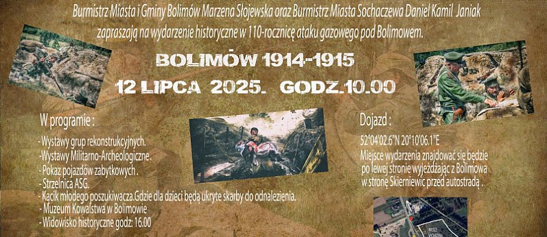 Bolimów. wydarzenie historyczne z okazji 110. rocznicy ataku  gazowego
