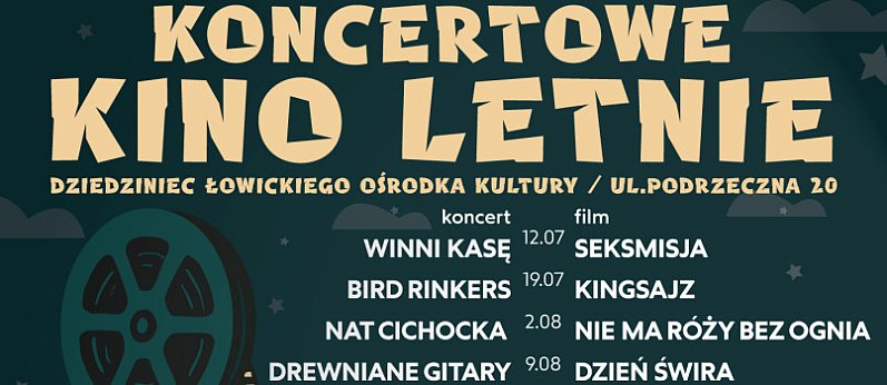 Łowicz. Koncertowe kino letnie