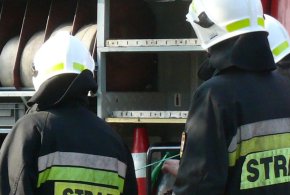 Dwie interwencje w Koźlu. Strażacy walczyli z pożarem słomy-309839