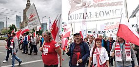 Łowicz obecny na manifestacji rolników w Warszawie 