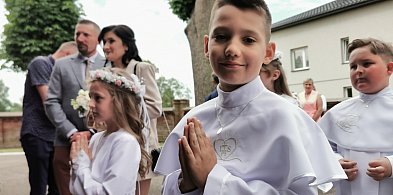 Oszkowice. I Komunia Św. w parafii św. Marcina (FOTO, WIDEO)-312167
