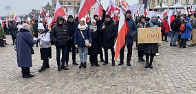 Protest rodziców w Warszawie 