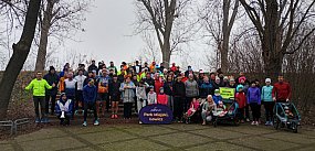 Sylwestrowy parkrun w parku Błonie