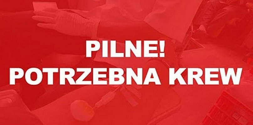 PILNE! Potrzebna krew dla 17-latka z Łowicza - 323422