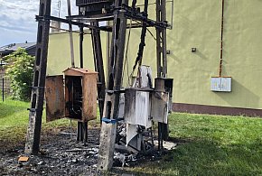 Pożar transformatora w Łyszkowicach – interwencja służb ratunkowych-326874