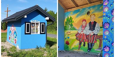 Nowy przystanek w Strugienicach nabiera barw. Choć niedokończony, już zachwyca! -327496