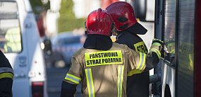 Smolice. 10-latek uderzył crossem w wóz strażacki 