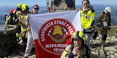 Strażak z OSP Kiełmina wszedł na Babią Górę -328058